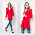 2016 Moda Inverno Mulheres Garment Coat Turn-Down Collar Coat